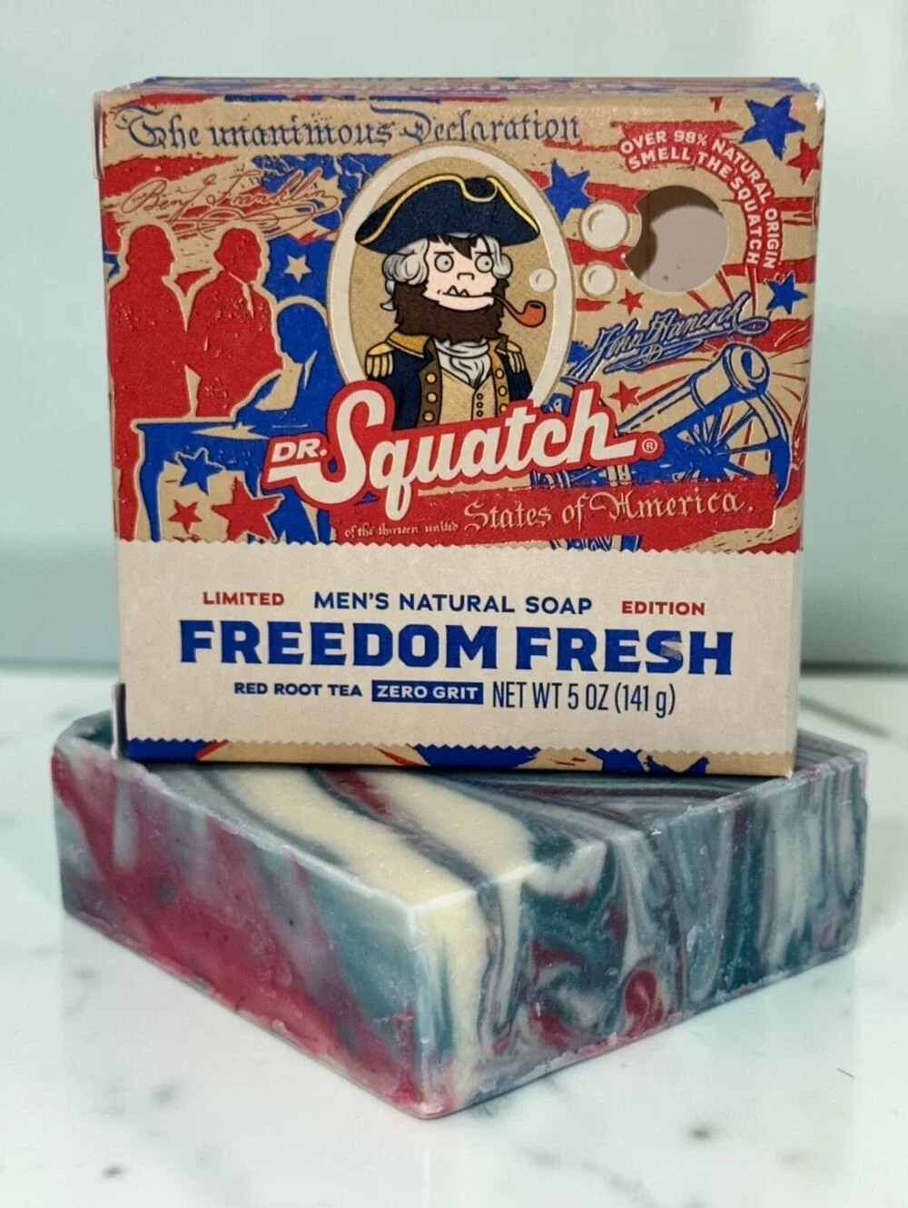 4 Pack Dr. Squatch 5 oz Men's Natural Soap U Pick the Scent
